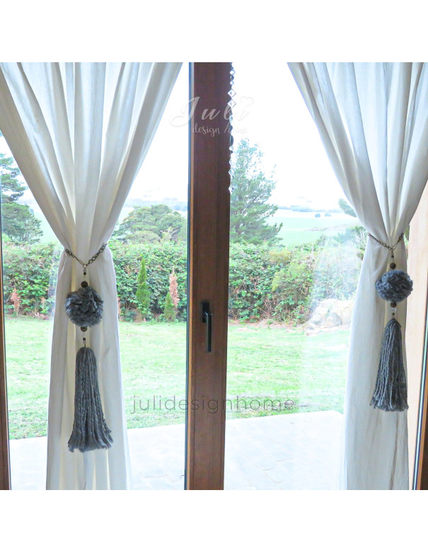 borlas sujeta cortinas