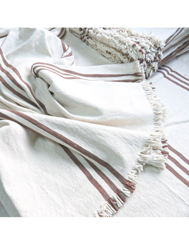 Manta Marcella (Marrón) - Deco Por Mayor