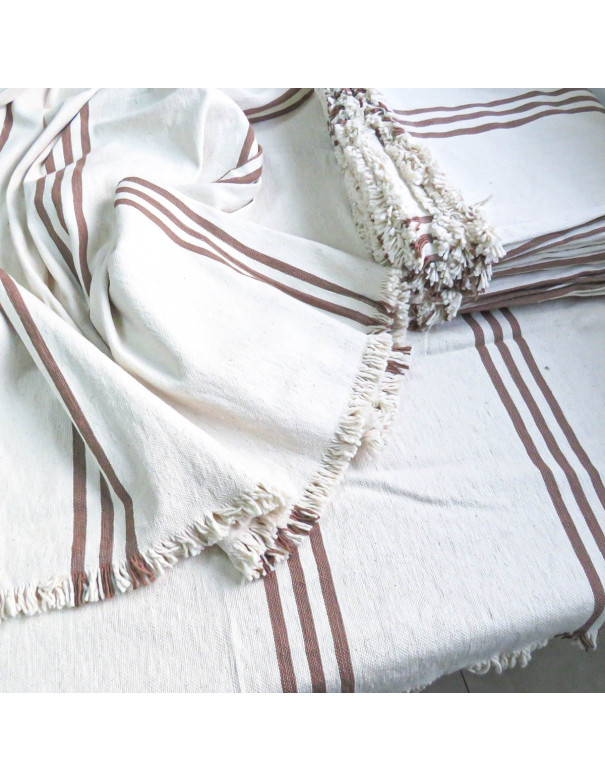 Manta Marcella (Marrón) - Deco Por Mayor