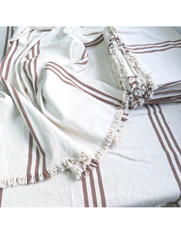 Manta Marcella (Marrón) - Deco Por Mayor