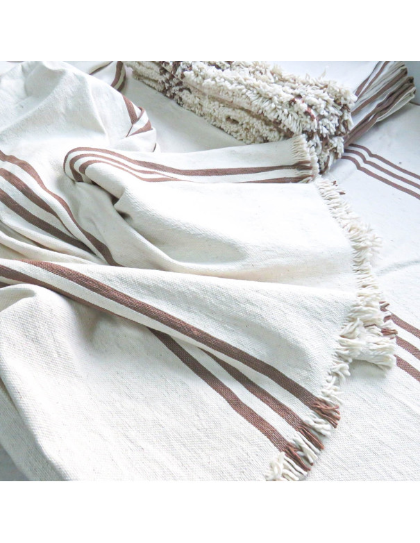 Manta Marcella (Marrón) - Deco Por Mayor